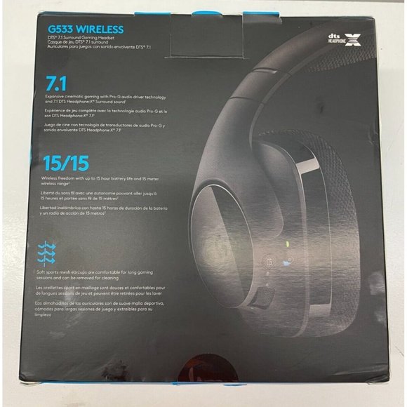 Logitech G533 Wireless DTS 7.1 Surround Gaming Headset - Picture 3 of 9